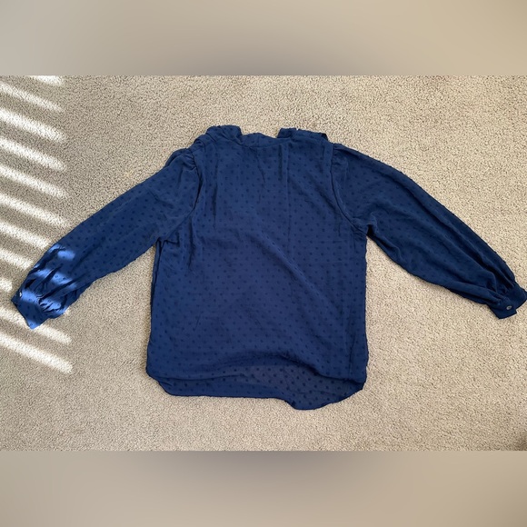 BEACON APPAREL Clipdot blouse size 1X - Picture 8 of 8